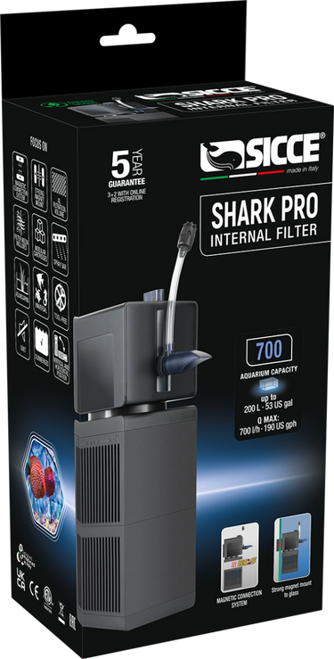 SHARK PRO 700 INTERNAL FILTER 600 l/h